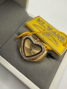 Invicta Mini Angel Women's Ring Watch - 18.5mm, Gold (49574)